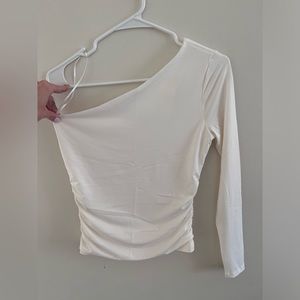 Abercrombie & Fitch One Shoulder Top